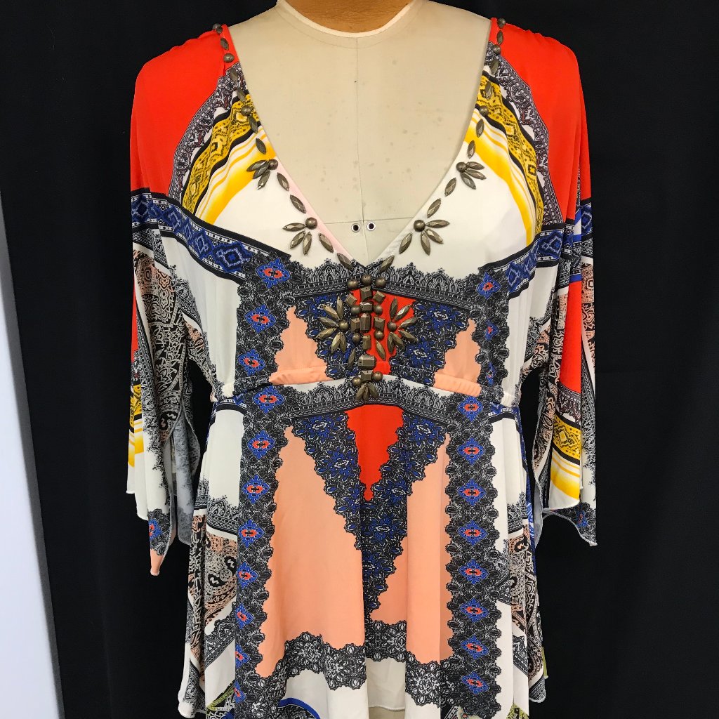 2000s Patterned Top